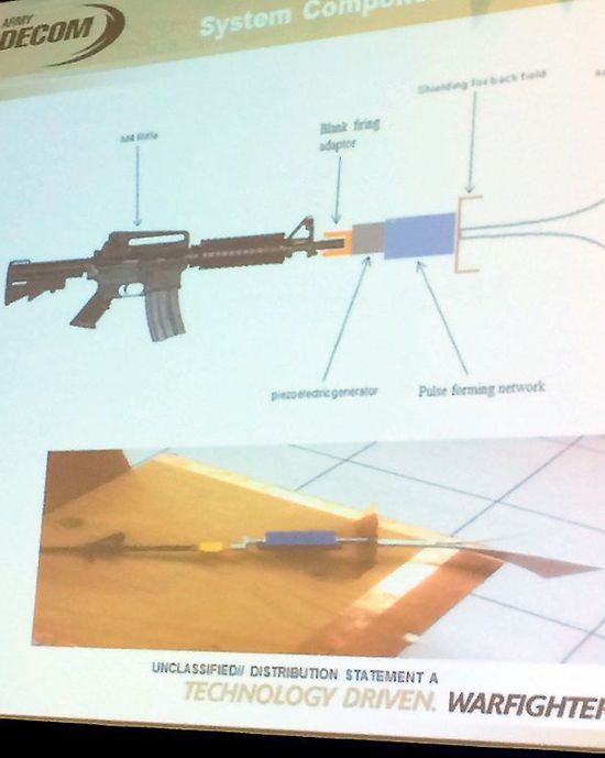 美國陸軍正在測試“電磁脈沖槍”：M4套上“伯克(圖2)